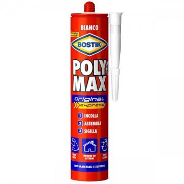 Adesivo Poly Max ml 290 Bianco Bostik
