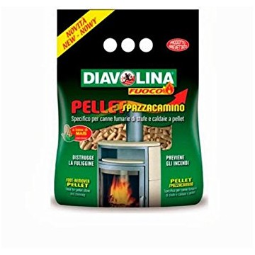 Distruttore Fuliggine Pellet Diavolina