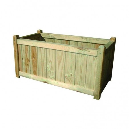 Rectangular Wooden Cyprus Planter