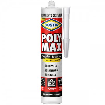 Adhésif Poly Max 290 ml Cristal High Tack Bostik