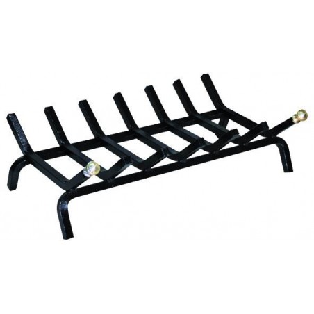 Rectangular Steel Log Grid 7 Bars 55X35X16H