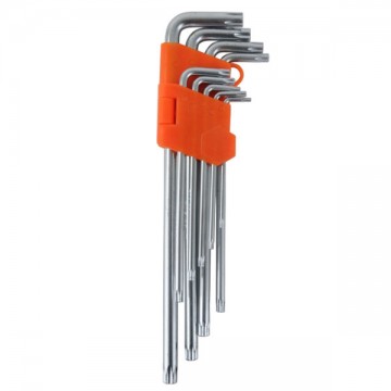 Chiavi Torx T10/50 pz.9 con Foro Cv Lungh.Alte 05326