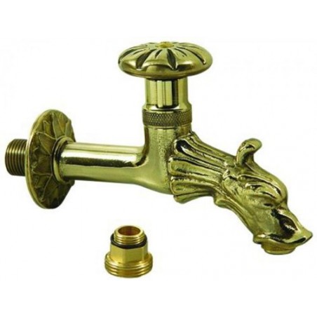 Fountain tap in brass