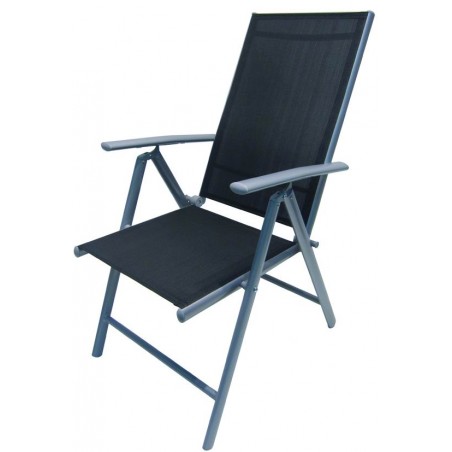 Chaise pliante en acier Vigor Alu-Tex 65X56X107