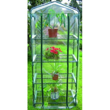 Greenhouse in PVC House 4 Shelves