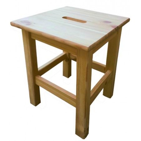 Blinky Wood Stool Mod. Big-Quadro 30X30X44H