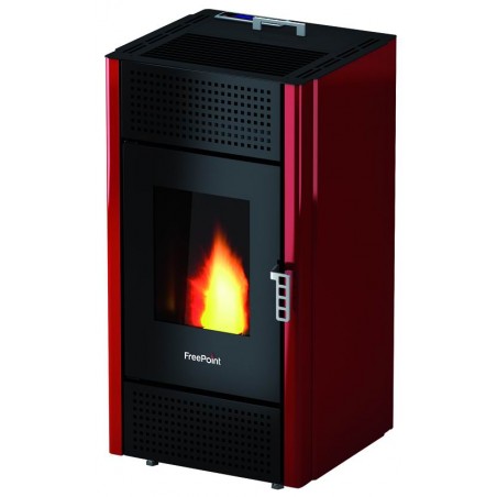 Pellet Stove Freepoint-Cadel Miriam 7Kw Red