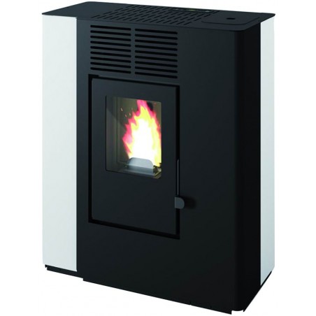 Pellet Stove Nella 9.2 Kw Ducted White Punto Fuoco