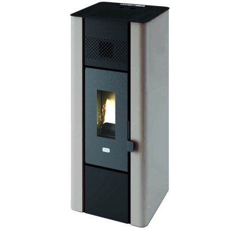 Stufa a Pellet Punto Fuoco Minni 6,3Kw Bianco