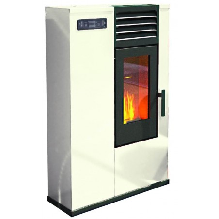 Poêle à Granulés Punto Fuoco Susy Slim 7,5Kw Ivoire