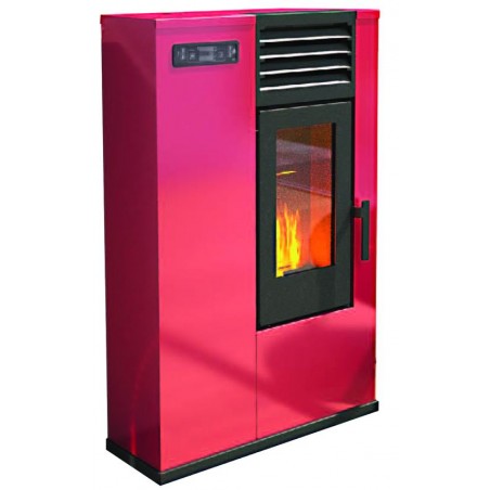 Poêle à pellets Punto Fuoco Susy Slim 7,5Kw Rouge