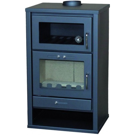 Triumph-F Steel Stove with Anthracite Oven