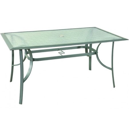 Alu-Tex Vigor Aluminum Glass Table 150X90X70