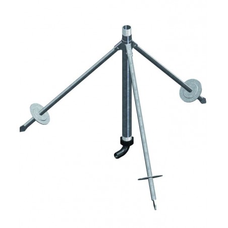 Galvanized Sprinkler Tripod Male Attachment m 1-1/2"