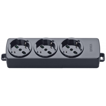 01287.NC Multisocket 3Universal Black