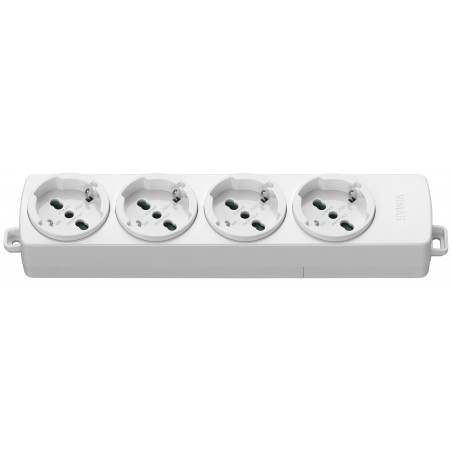 01291.NC.B Multiple Mobile Socket 4 Ivory Outputs