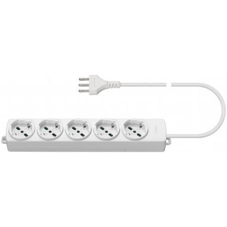 01294.CC.B Universal multiple mobile socket with 5 outputs