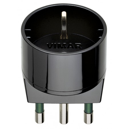 00303 Adaptateur Simple Sicury S17 + P30 Noir