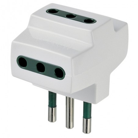 00320.B Adaptateur multiple S11+3P11 Blanc