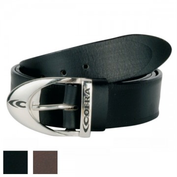 Cofra Black Leather Belt 115 cm