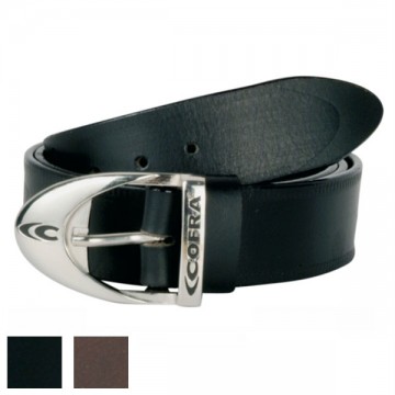 Ceinture en cuir noir Cofra 115 cm