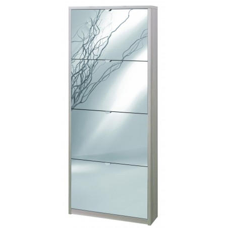 Shoe Cabinet 4 Mirror Doors P18 Kit Sarmog