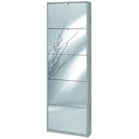 Shoe Cabinet 5 Mirror Doors P18 Kit Sarmog