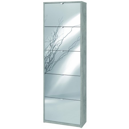 Shoe Cabinet 5 Mirror Doors P29 Kit Sarmog