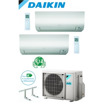 Climatizzatore Daikin Dualsplit Bluevolution 12000+9000 BTU R32 (Ftxm35M +Ftxm25M + 2Mxm40M)