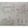 Inserto Camino a Legna F.lli Lerda L-70 Ventilato Kw 14