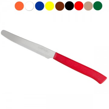 Orange Serrated Table Knife. 11 cm pcs 6 Marietti