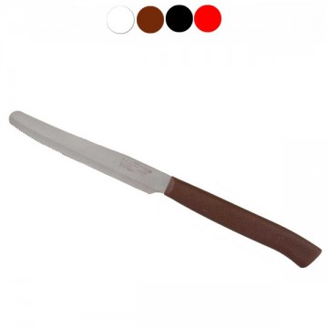 Couteau de table brun uni cm 11 pcs 6 Marietti