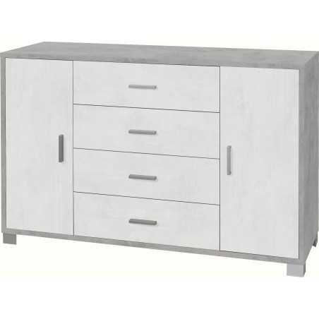 Cabinet 2 Doors 4 Drawers Sarmog