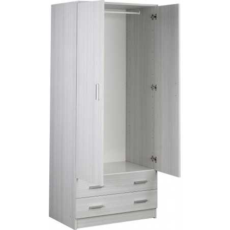 Wardrobe 2 Doors 2 Drawers Sarmog