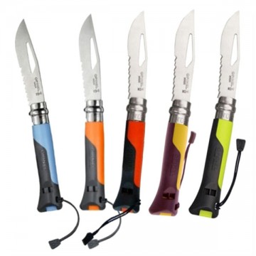 Coltello Virobloc Inox N. 8 Outdoor Mandar. Opinel