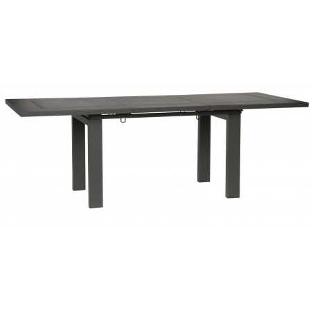 Table extensible en acier pré-galvanisé Helios XL Anthracite 220-300x110xh.76