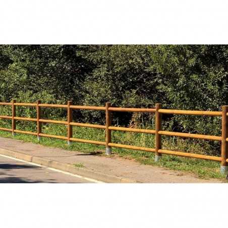 Fence with 3 holes h cm 200