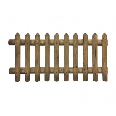 Picket Fence with Half Pole 200X60h