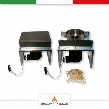 Multifunction Pyrolytic Pellet Barbecue 1 Lava Stone F.lli Lerda