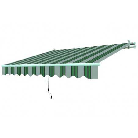 Tenda da Sole Avvolgibile Blinky 295X200 Bianco/Verde