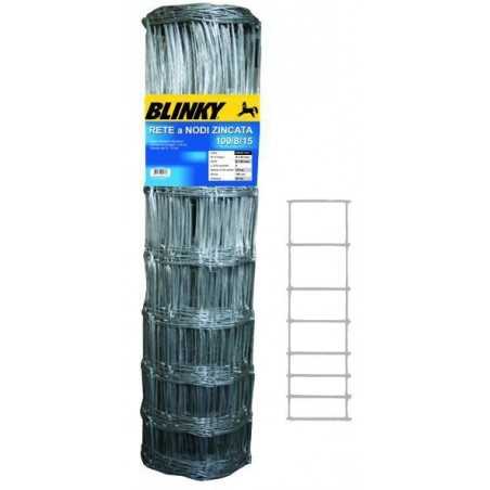 Rete Blinky Zincata a Nodi Rotolo Mt.50 100/ 8/15