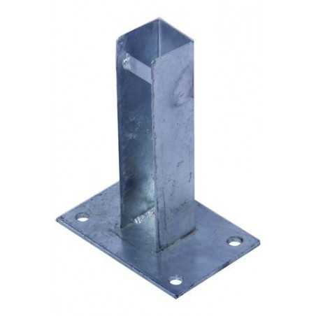 Bases for Poles Vigor Galvanized Base 15X10 Mm. 50X50