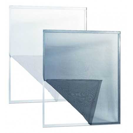 Moustiquaires avec Velcro Vigor Blanc Fenêtre Mt.1,5X1,8