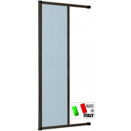 Zanzariere Alluminio Hu-Firma Orizzontale Marrone Cm.160X250