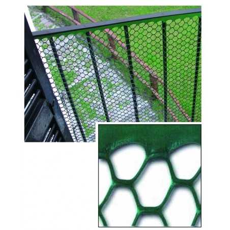 Hexagonal Plastic Net 20X19 Green 5 Meters H.Cm. 100