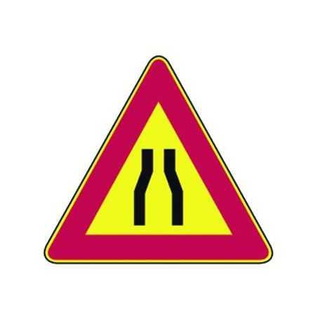 Temporary Road Signs Symmetrical Bottleneck Fig. 384