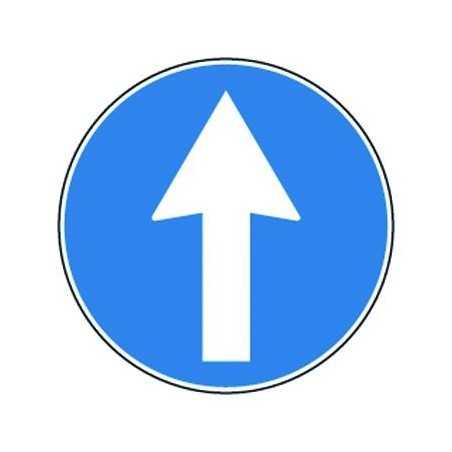Road signs Mandatory dir. Mandatory rotating Fig. 82