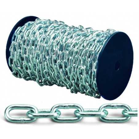 Genoese Chain Commercial Use Zinc Coils Meters 56 Mm.2,2 /14