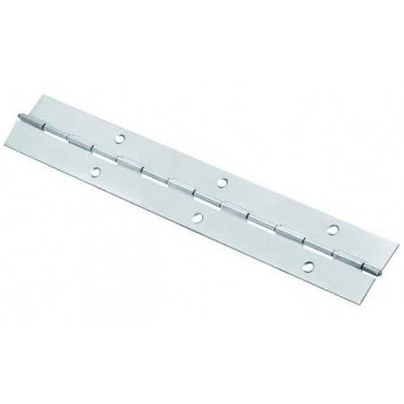 Steel hinges by the meter in stainless steel 2 mm. 32X0.7