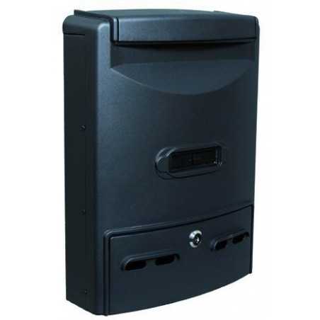 Mailboxes Vigor Euro-Maxi Black alum 29X10X39H
